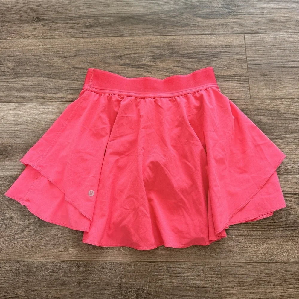 Lululemon Court Rival High Rise Skirt *Long Size 4 Lip Gloss - LW8AH4T